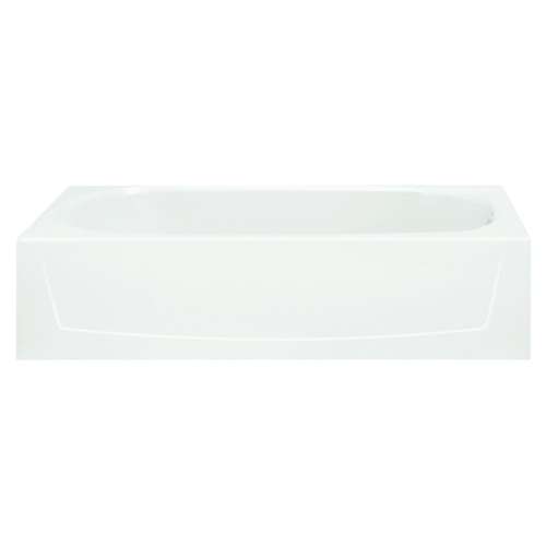71041122-LNR Performa 60-in L x 29-in W Oval In Rectangle Skirted Bathtub with Right-Hand Drain in White