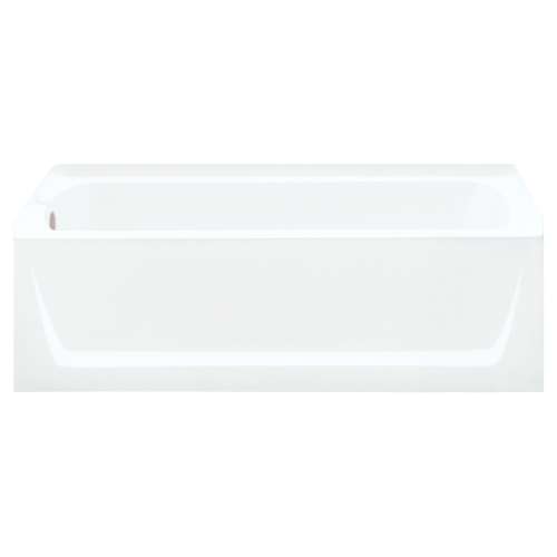 71121110-LNR Ensemble 60-in L x 32-in W Rectangular Skirted Bathtub with Left-Hand Drain in White