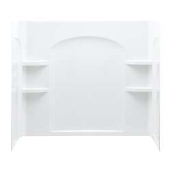 71224100 Ensemble 55.25-in x 33.25-in x 60-in Vikrell Bathtub Wall Surround