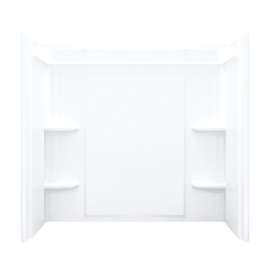 Ensemble Vikrell 33.25-In X 60-In X 55-In Bathtub Wall Surround