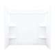 Ensemble 71324100-0 55-in x 60-in x 33.25-in Vikrell Bathtub Wall Surround in White