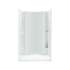 36-in W x 77-in H Shower Kit with Age-in-Place Backers in White
