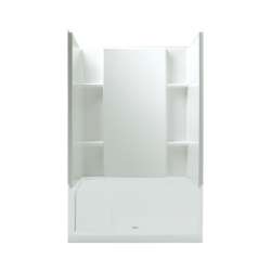 48-in x 36-in x 55-1/8-in Shower Wall Set in White