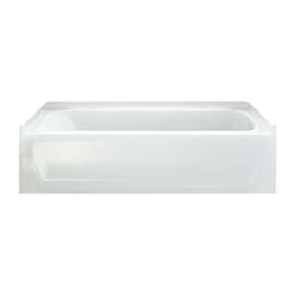 Ensemble Vikrell 60-In Alcove Bathtub With Right Hand Drain