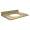 31in x 22in 2cm Thick Granite Vanity Top with Butterfly Edge Profile and 4in Spread Faucet Holes in Giallo Veneziano