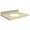 25in x 22in 2cm Thick Marble Vanity Top with Bevel Edge Profile in Oman Beige