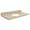 43in x 22in 2cm Thick Quartz Vanity Top with Eased Edge Profile in Durum Cream