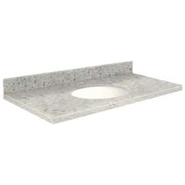 43in x 22in 2cm Thick Granite Vanity Top with Bevel Edge Profile