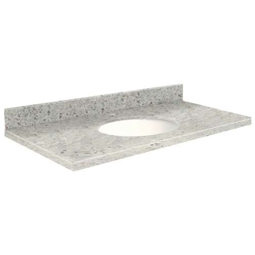 43in x 22in 2cm Thick Granite Vanity Top with Bevel Edge Profile