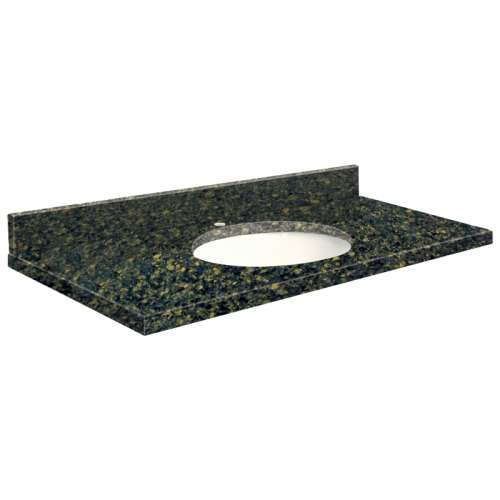 43in x 22in 2cm Thick Quartz Vanity Top with Butterfly Edge Profile in Manchester Square