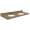 61in x 22in 3cm Thick Granite Vanity Top with Double Bowl, Eased Edge Profile in Giallo Veneziano