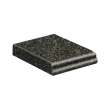 43in x 22in 2cm Thick Granite Vanity Top with Butterfly Edge Profile in Baltic Brown