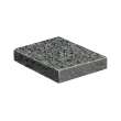 25in x 22in 3cm Thick Granite Vanity Top with Eased Edge Profile in Blue Pearl