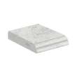 61in x 22in 2cm Thick Marble Vanity Top with Single Bowl, Butterfly Edge Profile