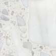 61in x 22in 2cm Thick Marble Vanity Top with Single Bowl, Butterfly Edge Profile