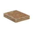 49in x 22in 3cm Thick Granite Vanity Top with Eased Edge Profile and 4in Spread Faucet Holes in India Gold