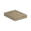 49in x 22in 3cm Thick Marble Vanity Top with Eased Edge Profile in Java Coast
