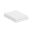 31in x 22in 2cm Thick Quartz Vanity Top with Butterfly Edge Profile in Natural White