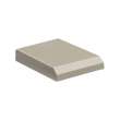 61in x 22in 2cm Thick Quartz Vanity Top with Single Bowl, Bevel Edge Profile and 8in Spread Faucet Holes in Olympia Grey