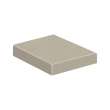 49in x 22in 2cm Thick Quartz Vanity Top with Eased Edge Profile and 8in Spread Faucet Holes in Olympia Grey