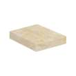 25in x 22in 3cm Thick Marble Vanity Top with Eased Edge Profile in Oman Beige