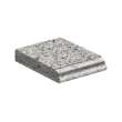 37in x 19in 2cm Thick Granite Vanity Top with Butterfly Edge Profile in Rosselin White