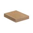 49in x 22in 2cm Thick Quartz Vanity Top with Eased Edge Profile in Umbria Brown