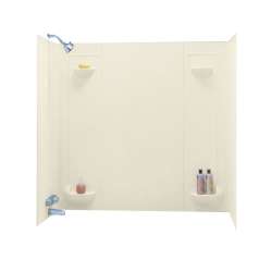 30-in D x 60-in W x 57-in H Veritek Bathtub Wall Kit