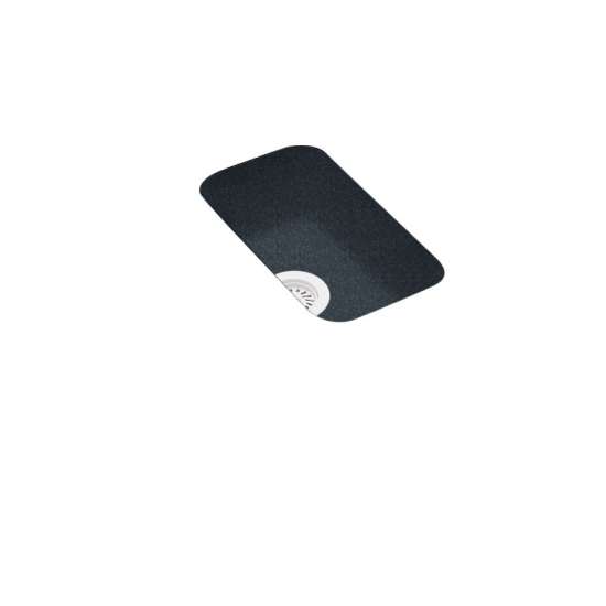 10.875-in D x 17.625-in W x 7.5-in H Solid Surface Undermount Single Bowl Kitchen Sink with 0-Hole