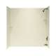 SS-60-3-037 30-in D x 60-in W x 60-in H Solid Surface Bathtub Wall Kit in Bone
