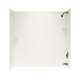 SS-60-3-018 30-in D x 60-in W x 60-in H Solid Surface Bathtub Wall Kit in Bisque
