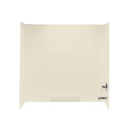 60-in D x 30-in W x 58-in H Veritek Bathtub Wall Kit