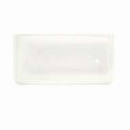 Veritek 16-in x 30-in x 60-in Rectangular Skirted Bathtub with Right-Hand Drain in White