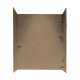 SS-60-3-091 30-in D x 60-in W x 60-in H Solid Surface Bathtub Wall Kit in Barley
