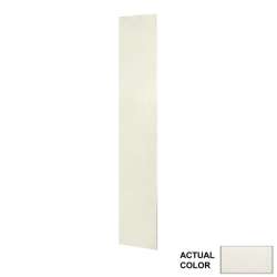11.75-in W x 72-in H Solid Surface Shower Wall Panel in Crystal White