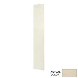 11.75-in W x 72-in H Solid Surface Shower Wall Panel in Crystal Cream