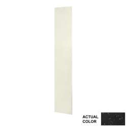 11.75-in W x 72-in H Solid Surface Shower Wall Panel in Crystal Black