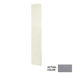 11.75-in W x 72-in H Solid Surface Shower Wall Panel in Gray Glass