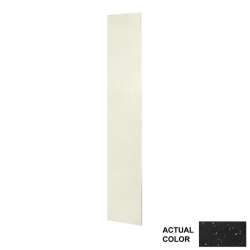 11.75-in W x 96-in H Solid Surface Shower Wall Panel in Crystal Black