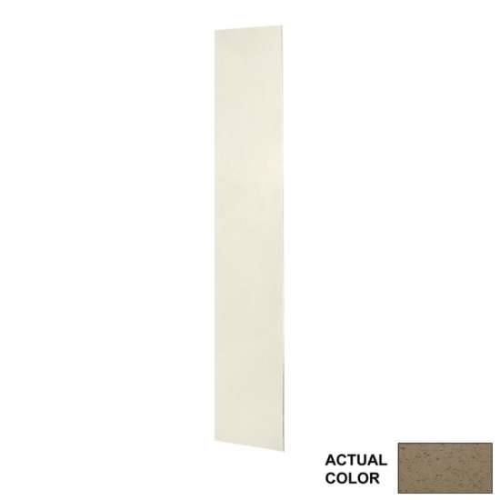 11.75-in W x 96-in H Solid Surface Shower Wall Panel in Caramel Glass