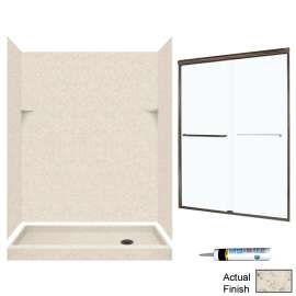 SSP326R-M58570BC 72-in x 60-in x 32-in 5-Piece Alcove Shower Kit