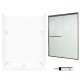 STP3460010-M58570BR 72.5-in x 60-in x 34-in 5-Piece Alcove Shower Kit in White