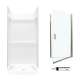 Veritek SVP3232010-M28570NC 73.25-in x 32-in x 32-in 3-Piece Alcove Shower Kit in White