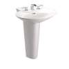 Pacifica 20-in Vitreous China Single Hole Oval Pedestal Lavatory