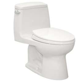One Piece Elongated 1.6 GPF Toilet with Power Gravity Flush System - Seat Included
