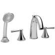 TB210S Silas Deck Mount Tub Filler Trim with Handheld Shower and Lever Handles