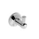 Transitional YH200#CP Robe Hook with Mounting Hardware in Polished Chrome