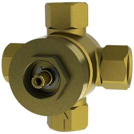 Three Way Diverter Valve With Shut Off