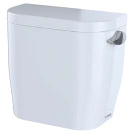 1.28 GPF Toilet Tank with Right-Hand Trip Lever in Cotton