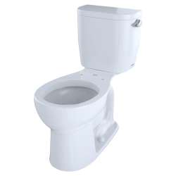 1.28 GPF Universal Height Toilet with Right-Hand Trip Lever in Cotton